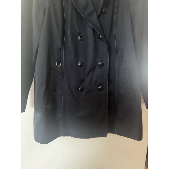 Black Rivet Womens Double Breasted Long Sleeve Hood Jacket Raincoat Sz XL EUC - Picture 9 of 15